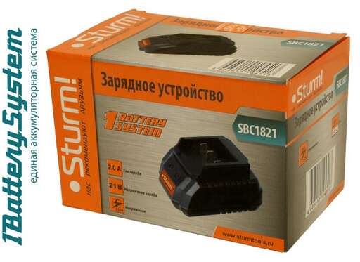 Изображение для SBC1821 зарядное устройство Sturm! 1BatterySystem 18 В, 2 А