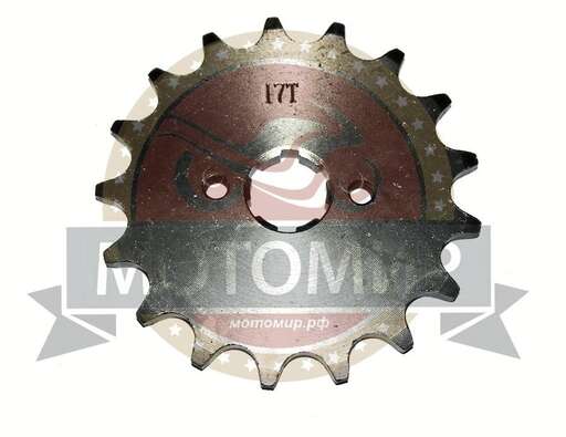 Изображение для Звезда 17 зуб. (520) (d18-20; 2х34) цепи, ведущая Falcon250