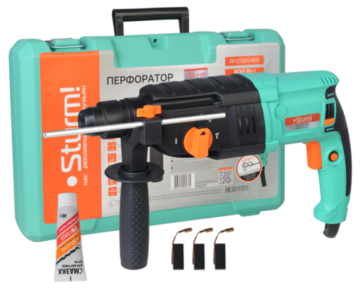 Изображение для Перфоратор Sturm! RH25804BR (0.8 кВт)