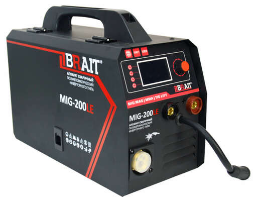 Изображение для Сварочный полуавтомат Brait MIG-200LE (MMA/MIG-MAG/TIG LIFT)