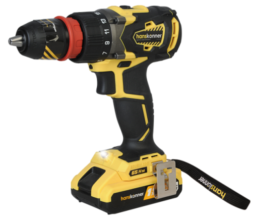 Изображение для Аккумуляторный шуруповерт Hanskonner HCD1865BLC Unibattery