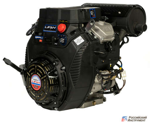 Изображение для Двигатель Lifan 2V80F-A 3А (29 лс, электростартер, катушка 3А) + вариатор Арктик