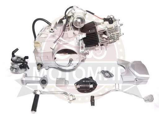 Изображение для Двигатель четырехтактный, 70 см3 (90см3), (1P47FMD) Альфа, Задиак, Дельта (С90), тюнинг по кругу ЮП, 4 МКПП, электро и кикстартер