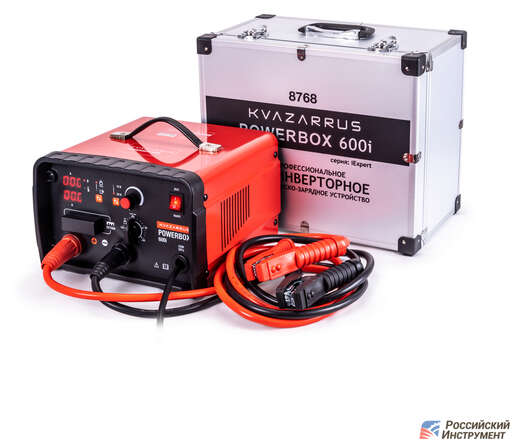 Изображение для Пуско-зарядное устройство Foxweld KVAZARRUS PowerBox 600I (таймер, алюминиевый кейс)