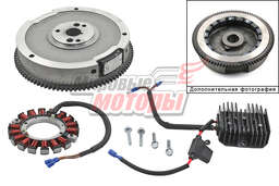 Изображение для Комплект электрооборудования двигателей 2V78F-2, 2V78F-2 PRO для установки катушки 20А (маховик, выпрямитель, катушка)