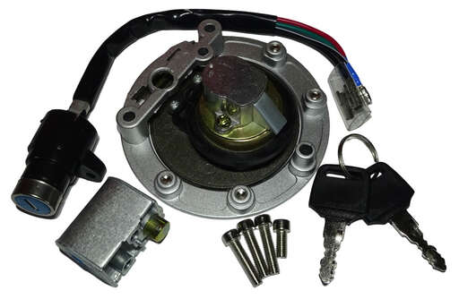 Изображение для Замок зажигания RUBIKON SPORT/STREET/STREET LED (+замок крышки бензобака+замок противоугонный)