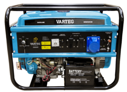 Изображение для Бензиновый генератор Foxweld VARTEG G6500 E (6.5 кВт, электростартер)