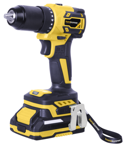 Изображение для Дрель аккумуляторная Hanskonner HCD2065BLC 1BatterySystem