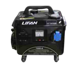 Изображение для Генератор бензиновый Lifan 1200-A (220В, 0,9 КВт, ручной стартер)