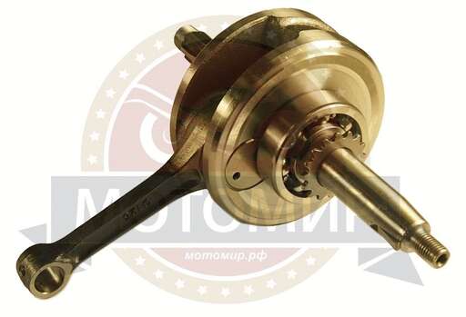 Изображение для Коленвал 152FMI 125 куб.см. Шторм125 (палец 14мм, шатун 130мм) YX125, KAYO 125