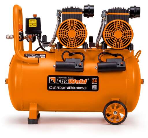 Изображение для Компрессор безмасляный Foxweld AERO 500/50F (3 кВт)