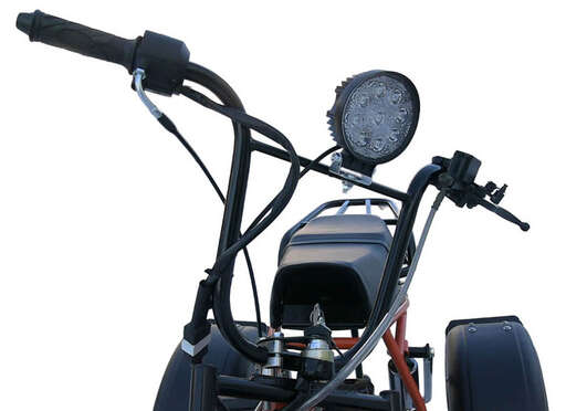 Изображение для Трицикл ТРИТОН 2, САФАРИ-3LЕ-8+ ( 8 лс (KP230), длинное седло, сзади два амортизатора Урал)