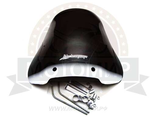 Изображение для Щиток ветровой (00) (квадр. фара) орг.стекло Задиак Дельта Атлант Динго с/к (Россия)