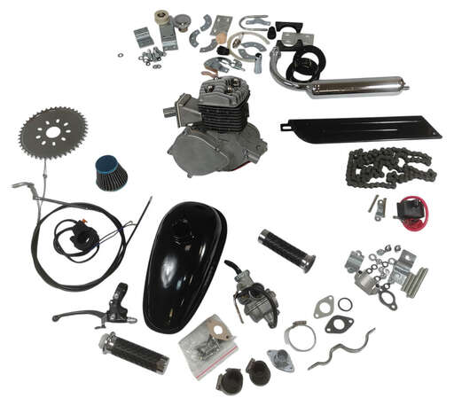 Изображение для Двигатель веломотор REED 100 ( 3.5 лс, КОМПЛЕКТ для установки)