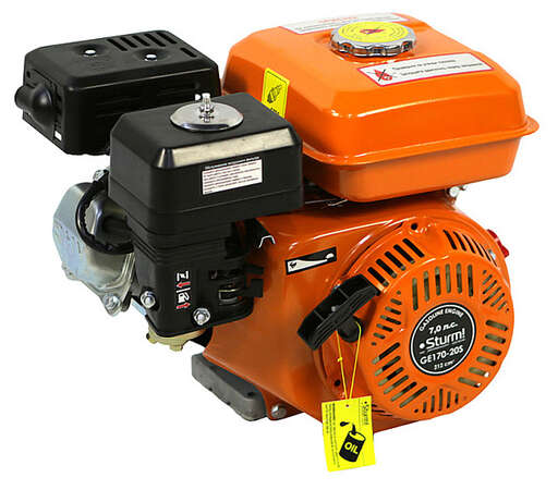 Изображение для Двигатели для бензо-техники Sturm! GE170-20S (7 лс,20 мм)