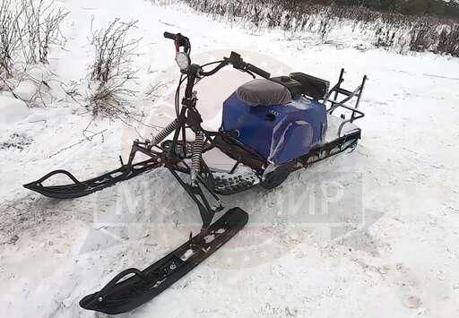 Изображение для Мотобуксировщик с лыжным модулем  ЛИДЕР-3H-3Т-15АП (LIFAN 15 лс, освещение, электростартер, гидравлика, реверс,подогрев ручек, рычажный модуль)