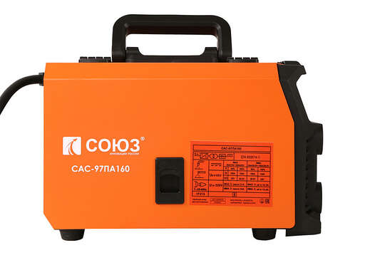 Изображение для Сварочный полуавтомат СОЮЗ САС-97ПА160 (MMA/MIG-MAG/TIG LIFT)