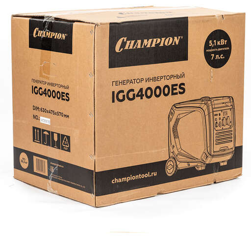 Изображение для Бензиновый генератор CHAMPION IGG4000ES (4.4 кВт)