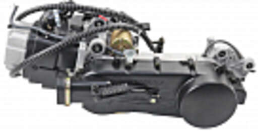 Изображение для Двигатель 161QMK (GY6) 170см3 (эл.стартер,масляный радиатор,патрубки,кикстартер)