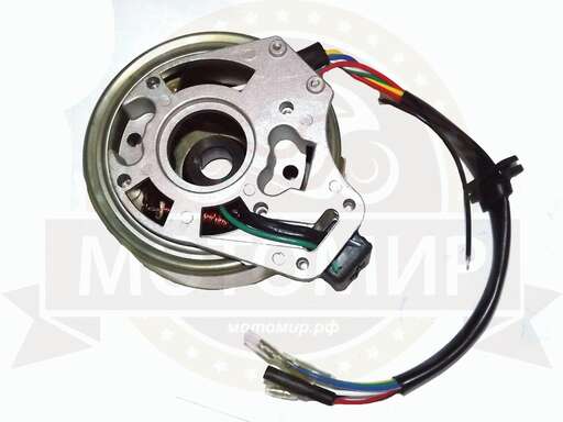 Изображение для Зажигание Альфа "Zodiak"  Шторм 1Р54FMI в сборе (с маховиком) 2 катушки (генератор)
