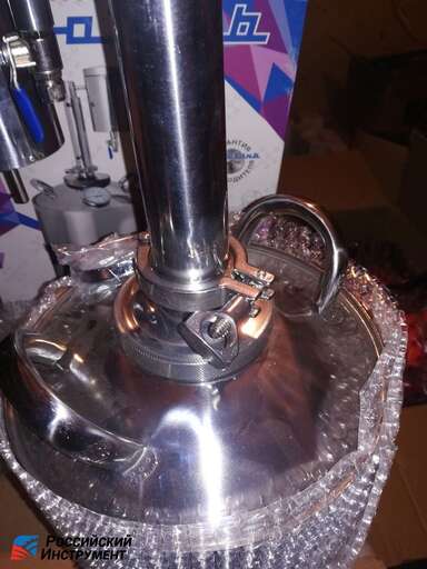 Изображение для Дистиллятор разборный с термометром, сухопарником и краником (12 л)