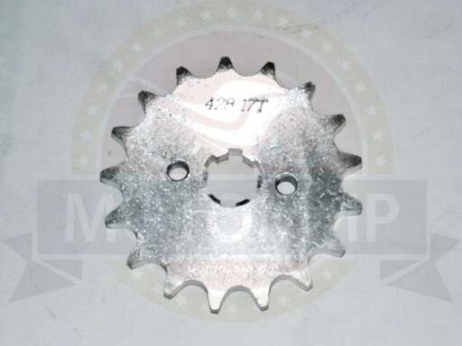 Изображение для Звезда 17 зуб. (428) (d14-17, 2х30) цепи, ведущая FLASH (НАБОР)