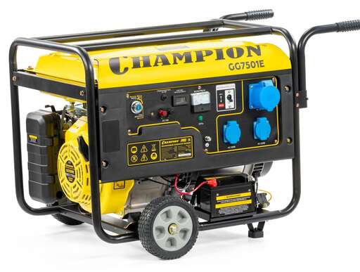 Изображение для Бензиновый генератор CHAMPION GG7501E (6.5 лс, электростартер)