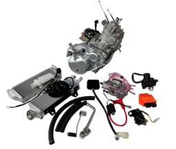Двигатель двухтактный (!) . 250 см3 MT250 (LX166MM, LX1E66MM) Loncin+радиатор жидкостного охлаждения