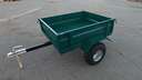 Прицеп для квадроцикла ПМ, съемные борта, кузов 1200х1050х327 мм, грузоподъмность 600кг, фаркоп, колеса 8 (Пермь)