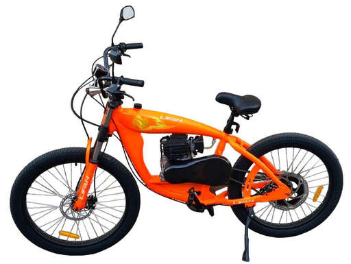 Изображение для Велосипед 26" фэтбайк с веломотором LIFAN (4х тактный), (двигатель + кожух) LIFAN 152F-3