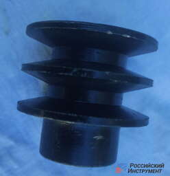 Изображение для Шкив 2-ручейный для мотокультиватора Крот (19.05 мм вал, СТАЛЬНОЙ)