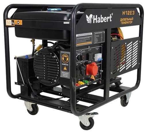 Изображение для Генератор Habert Diesel H12E3 (11 кВт, электростартер)