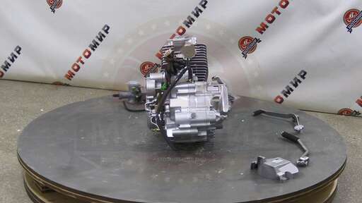 Изображение для Двигатель четырехтактный, 200 см3 169FML (CB200), одна труба (типа ZS165), верхний распредвал, электро и кикстартер, 4МКПП, без балансирного вала