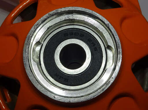 Изображение для Обод 17" передний литой,  диск. тормоз 2,5-17  NITRO200  XY200-9  6 отв. (ось 15мм) (54020262)