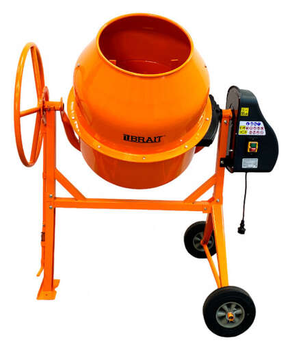 Изображение для Бетоносмеситель BR-260S (1200Вт, 220В/50Гц, допуст.загрузка 160л)