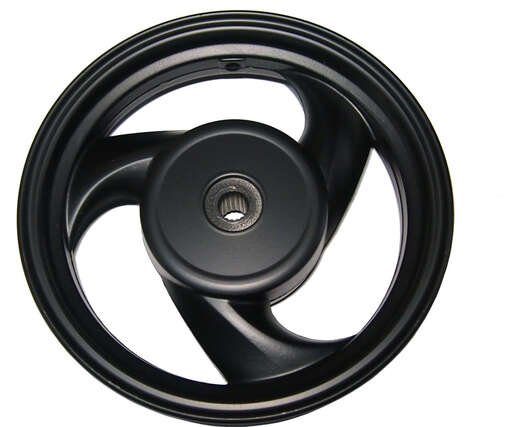 Изображение для Обод 10" задний литой, барабан. тормоз скутер SLASH (3-х лучевой) (150006042) (НАБОР)