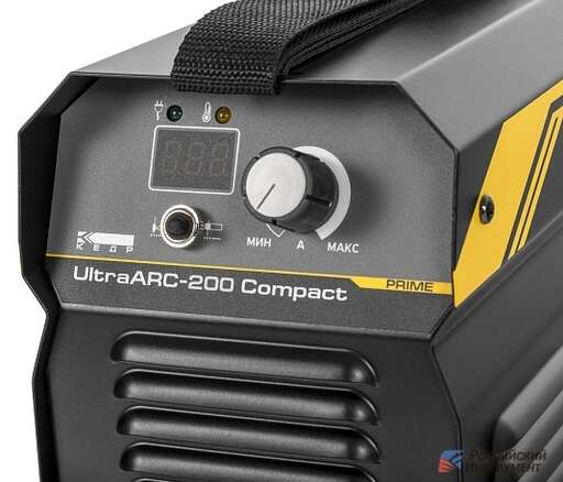 Изображение для Сварочный инверторный аппарат КЕДР UltraARC-200 Compact (MMA, Lift TIG)