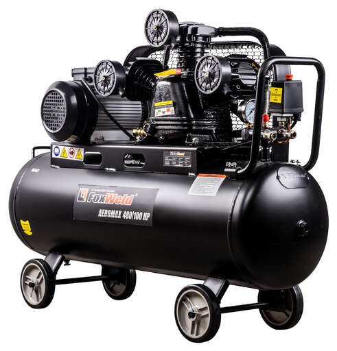 Изображение для Компрессор масляный ременной Foxweld AEROMAX 480/100 HP (2.35 кВт)