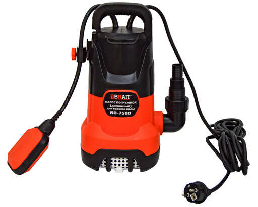 Изображение для Насос дренажный погружной Brait ND-750D (0.75 кВт, грязная вода)