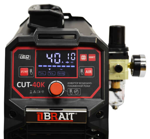 Изображение для Инвертор для воздушно-плазменной резки Brait CUT-40K (6.6 кВт, встроенный компрессор)