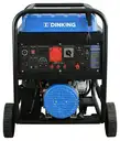Генератор бензиновый Dinking DKGE11500E-3/1 (11 кВт, 230В/400В/50Гц, электростартер, колёса) — фото 5