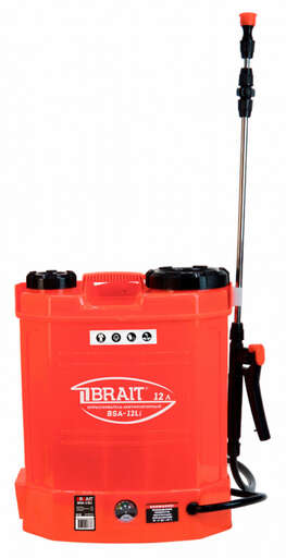 Изображение для Опрыскиватель аккумуляторный BSA-12Li (объем 12л, АКБ литий-ионный 12В,3,6 л/мин,  8Ач)