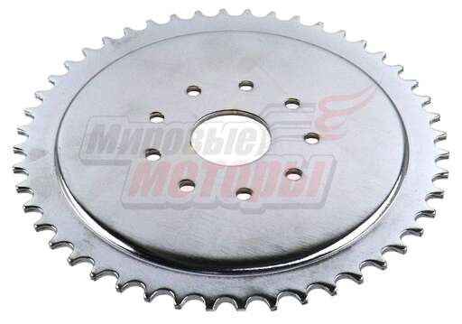 Изображение для Звезда ведомая 48 зубов F50,F80,NR50,NR80,T100,72(8P) хром