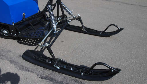 Изображение для Мотобуксировщик Лидер-3-4Т-20АП LONG с лыжным рычажным модулем (Lifan 20 лс, реверс, электростартер, фара)