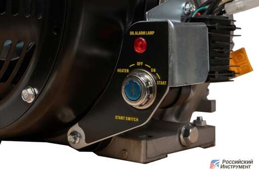 Изображение для Двигатель Loncin Diesel D460FD 5А (10.5 лс, ∅ 25 мм, электростартер, катушка освещения 5А)