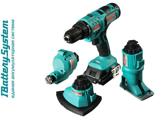 Изображение для Аккумуляторный шуруповерт-мультитул Sturm! CMT1801 1BatterySystem