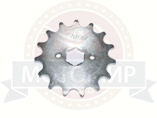 Изображение для Звезда 15 зуб. (520) (d18-20, 2х34) цепи, ведущая Falcon250