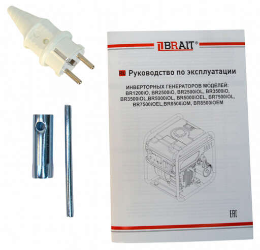 Изображение для Генератор бензиновый инверторный Brait BR1200iO (1.1 кВт)