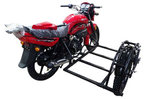 Изображение для Прицеп боковой для мопеда SIGMA (Невозможна регистрация в ГИБДД) (кронштейны под сварку)