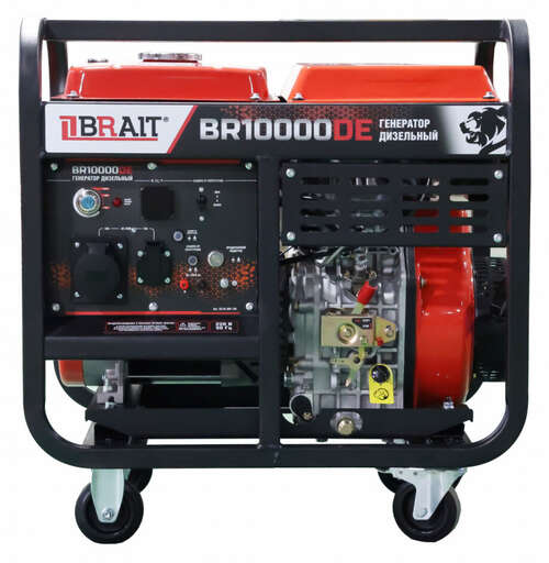 Изображение для Генератор дизельный Brait  BR10000DE (7.5 кВт, электростартер, подогрев)